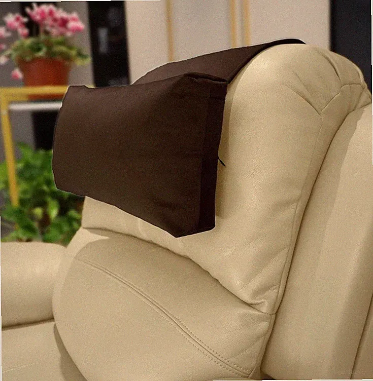 adjustable headrest pillow for recliners and armchairs