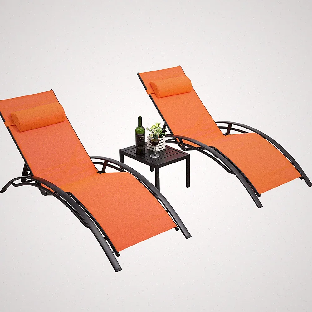 Adjustable Headrest Chaise