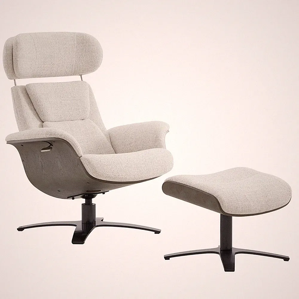 Adjustable Headrest Recliner