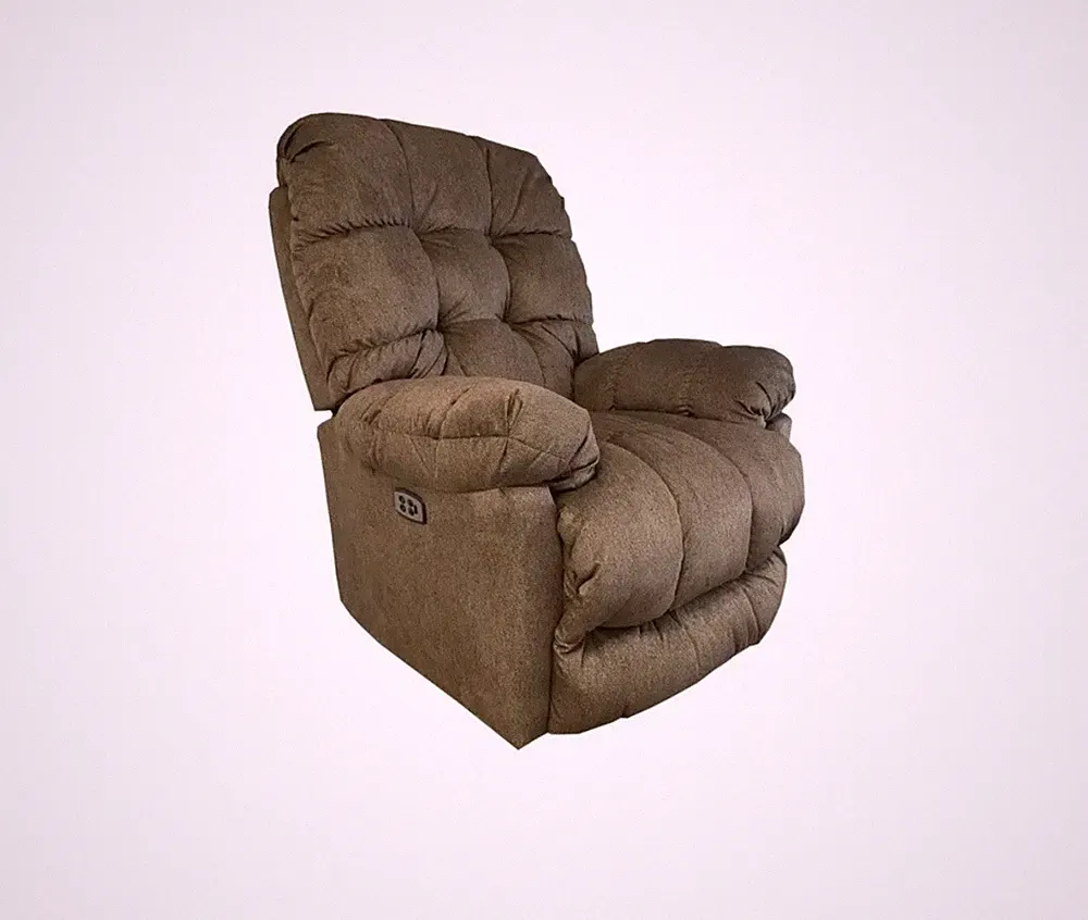 Furnishings Brosmer Power Space Saver Recliner with Power Adjustable Headrest