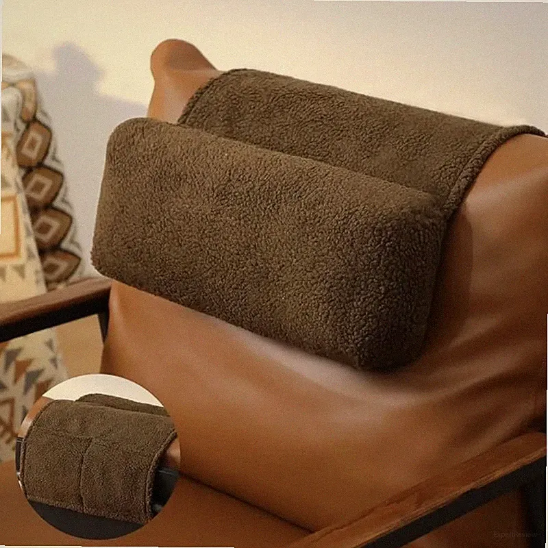 Recliner Adjustable Neck Support Pillow with Storage Pocket Headrest