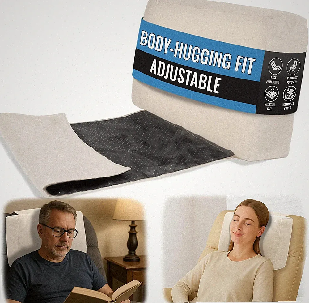 Recliner Headrest Pillow, Versatile Neck Support Cushion with Velvet Cover for A