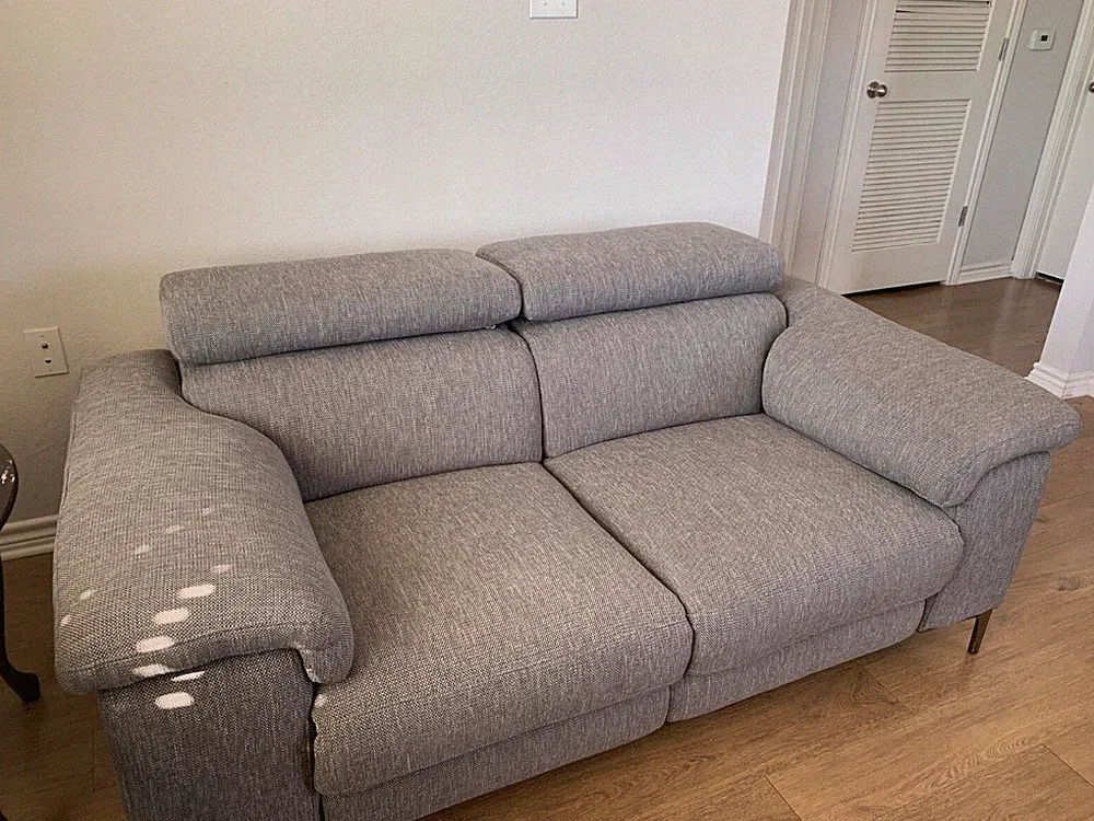 Adjustable Headrest Loveseat